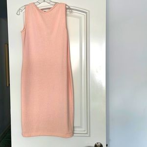 St John Pink knit dress